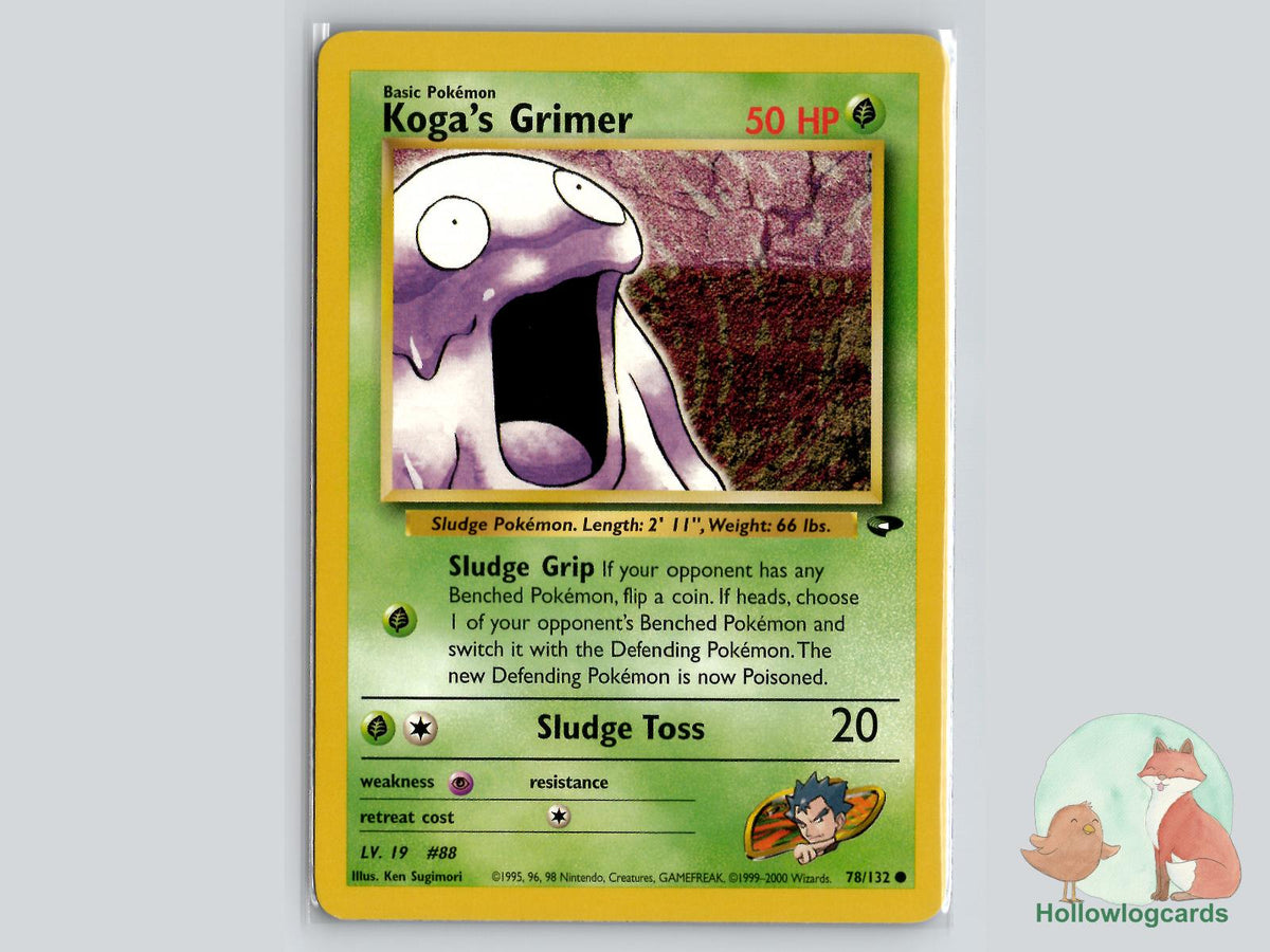 Koga's Grimer (78/132) - Gym Challenge Pokémon Card