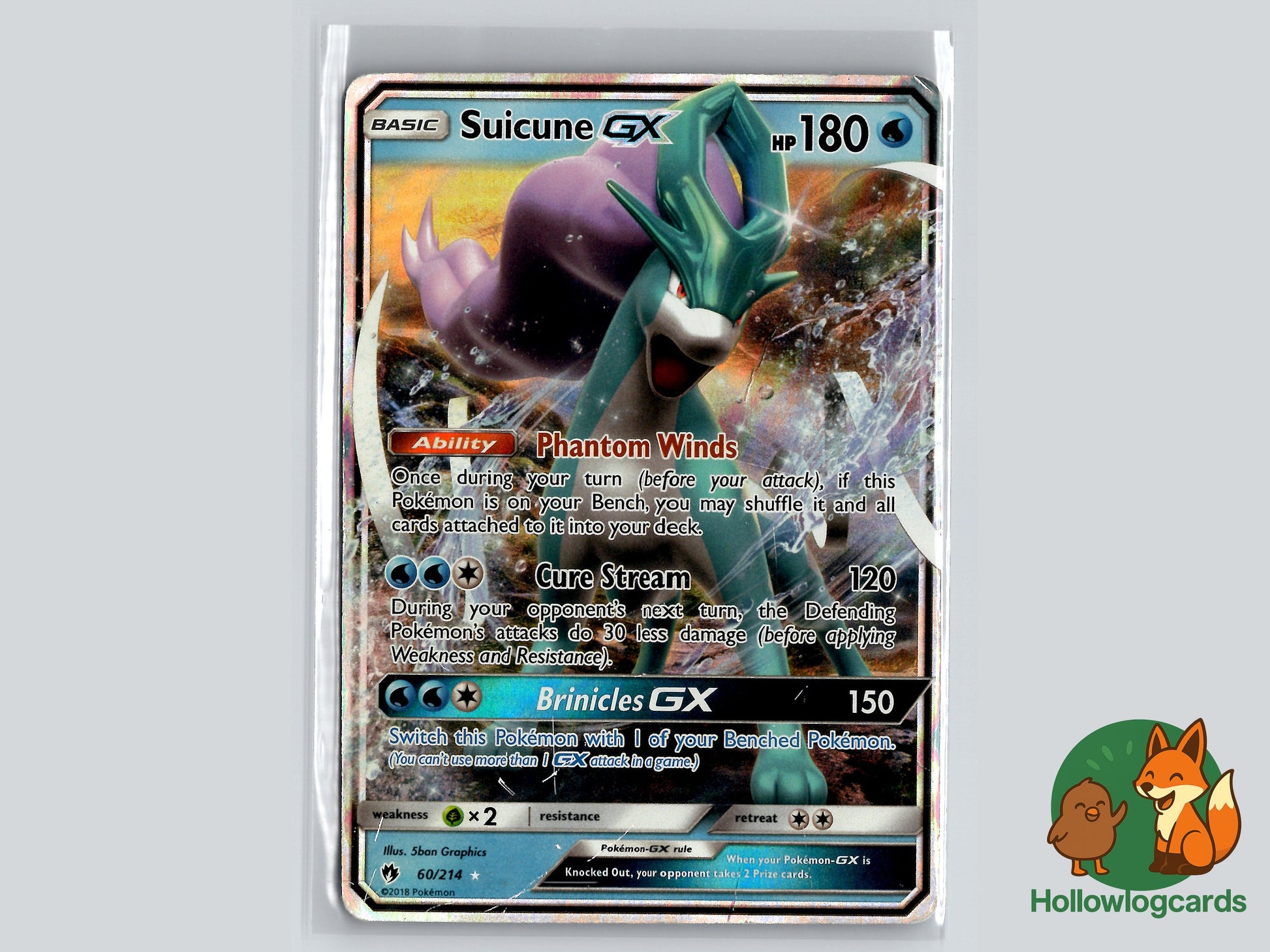 Image of Suicune-GX Lost Thunder (LOT) #60