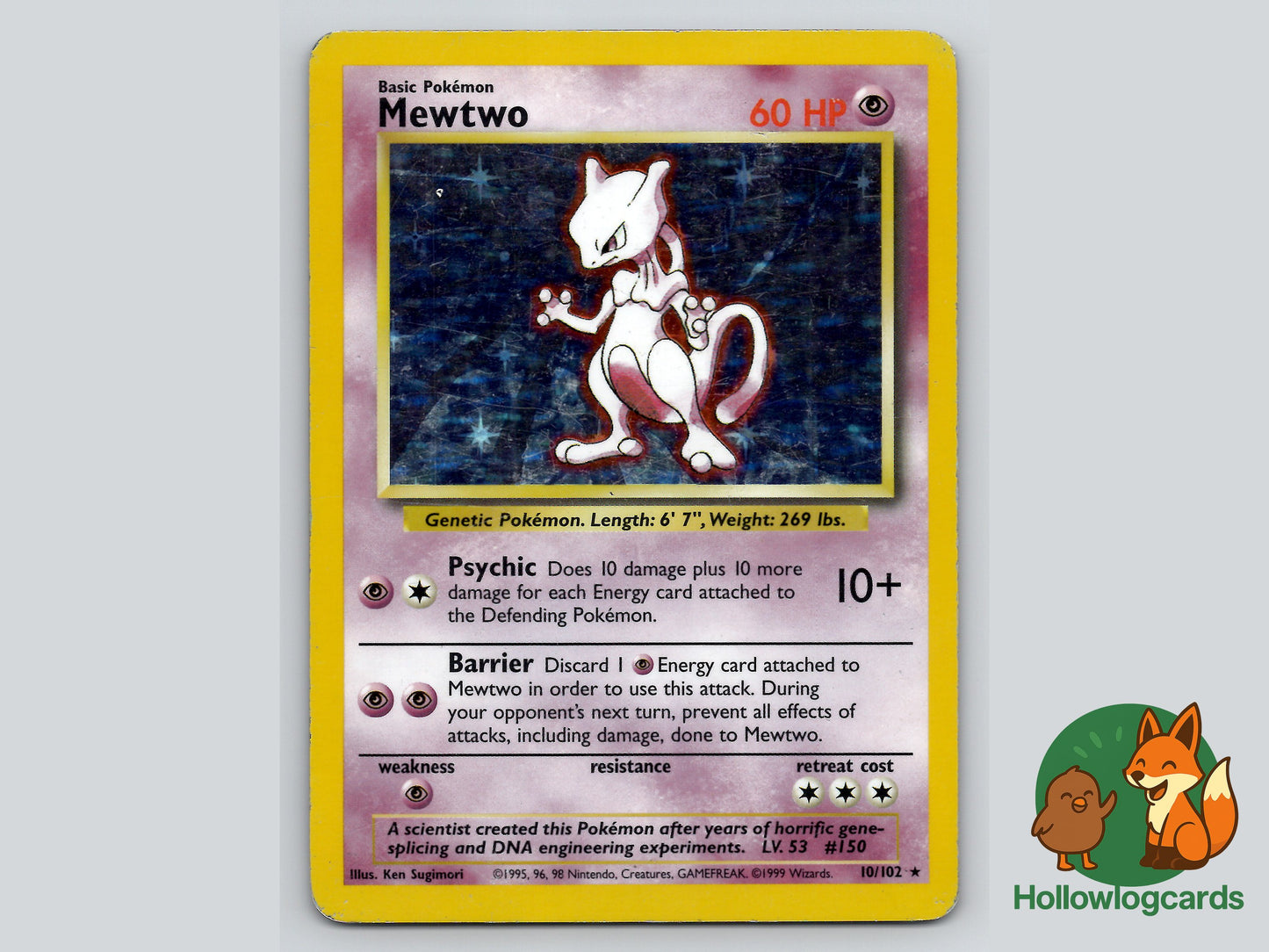Image of Mewtwo Base Set (BS) #10