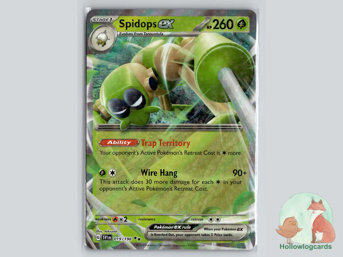 Spidops ex (019/198) - Scarlet & Violet Pokémon Card