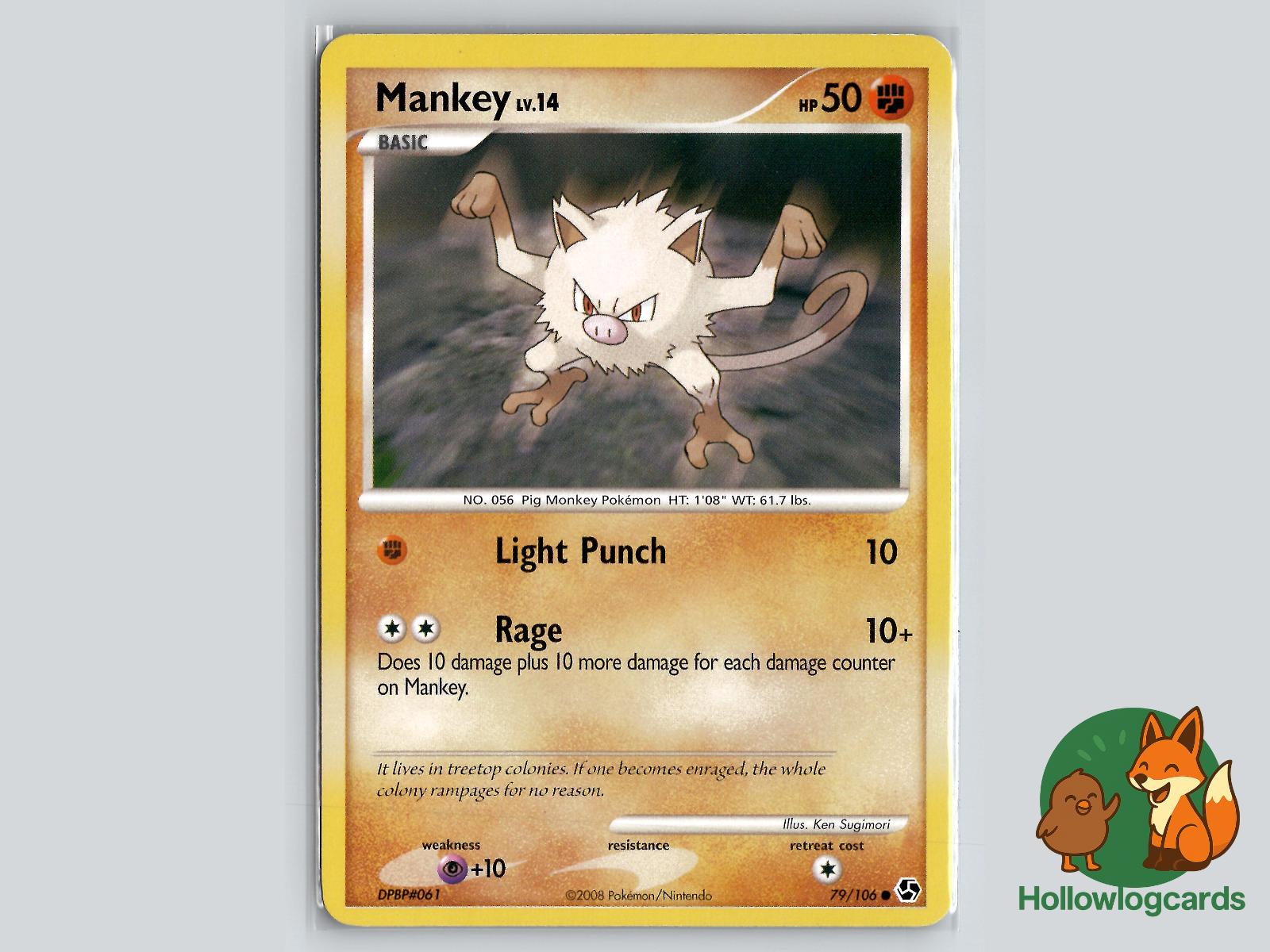 Mankey (79/106) - Great Encounters Pokémon Card