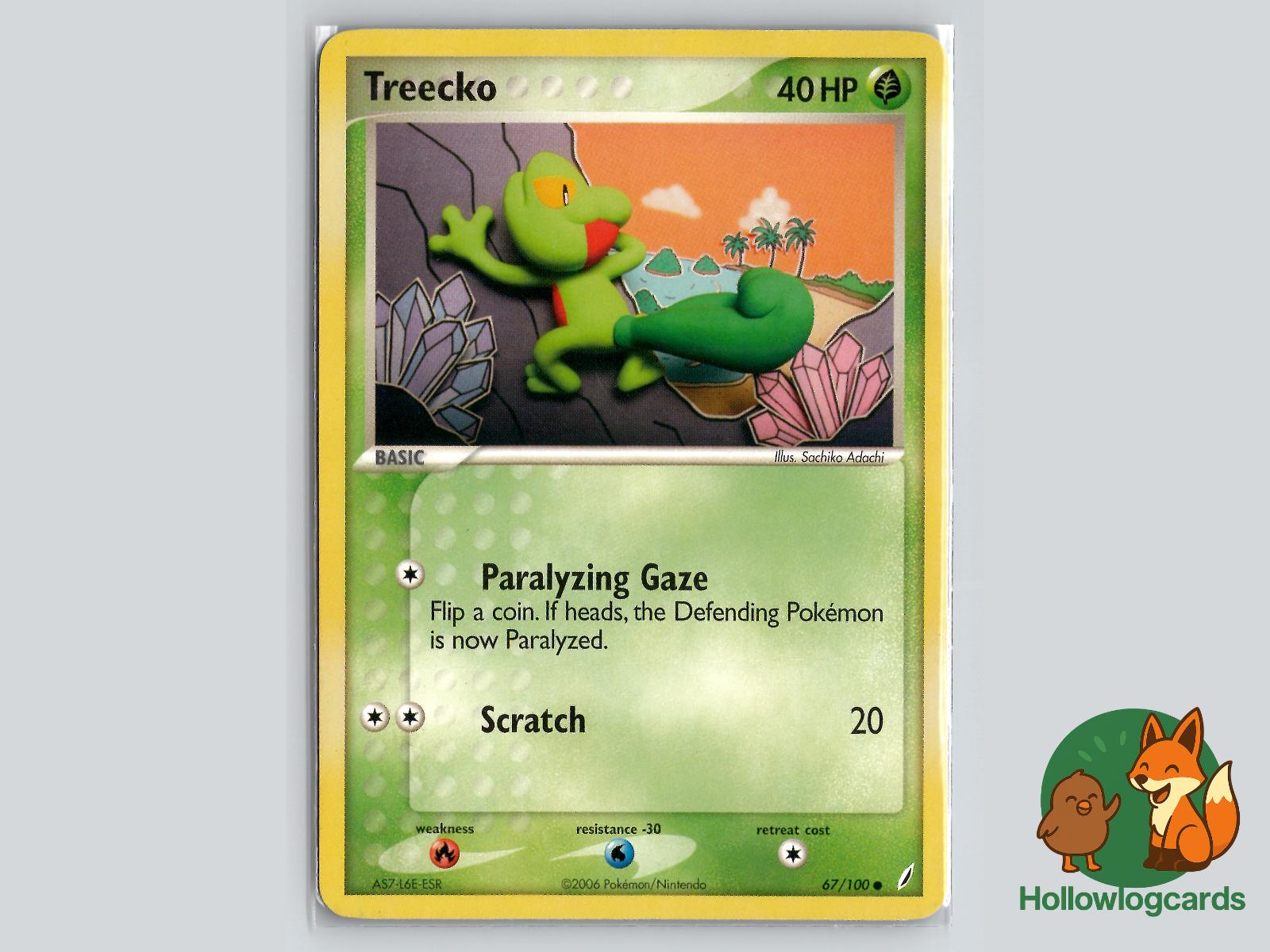 Treecko (67/100) - Crystal Guardians Pokémon Card