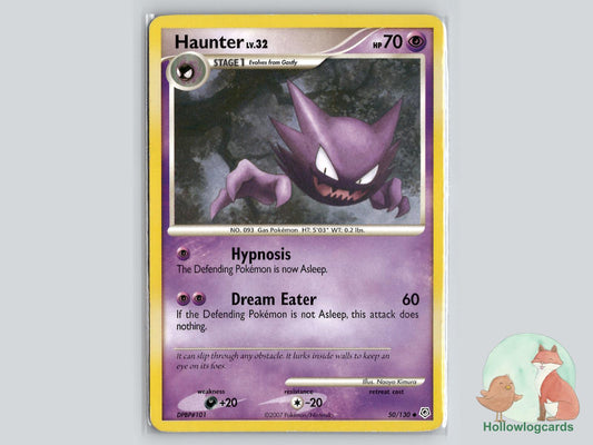 Haunter (50/130) - Diamond & Pearl Pokémon Card