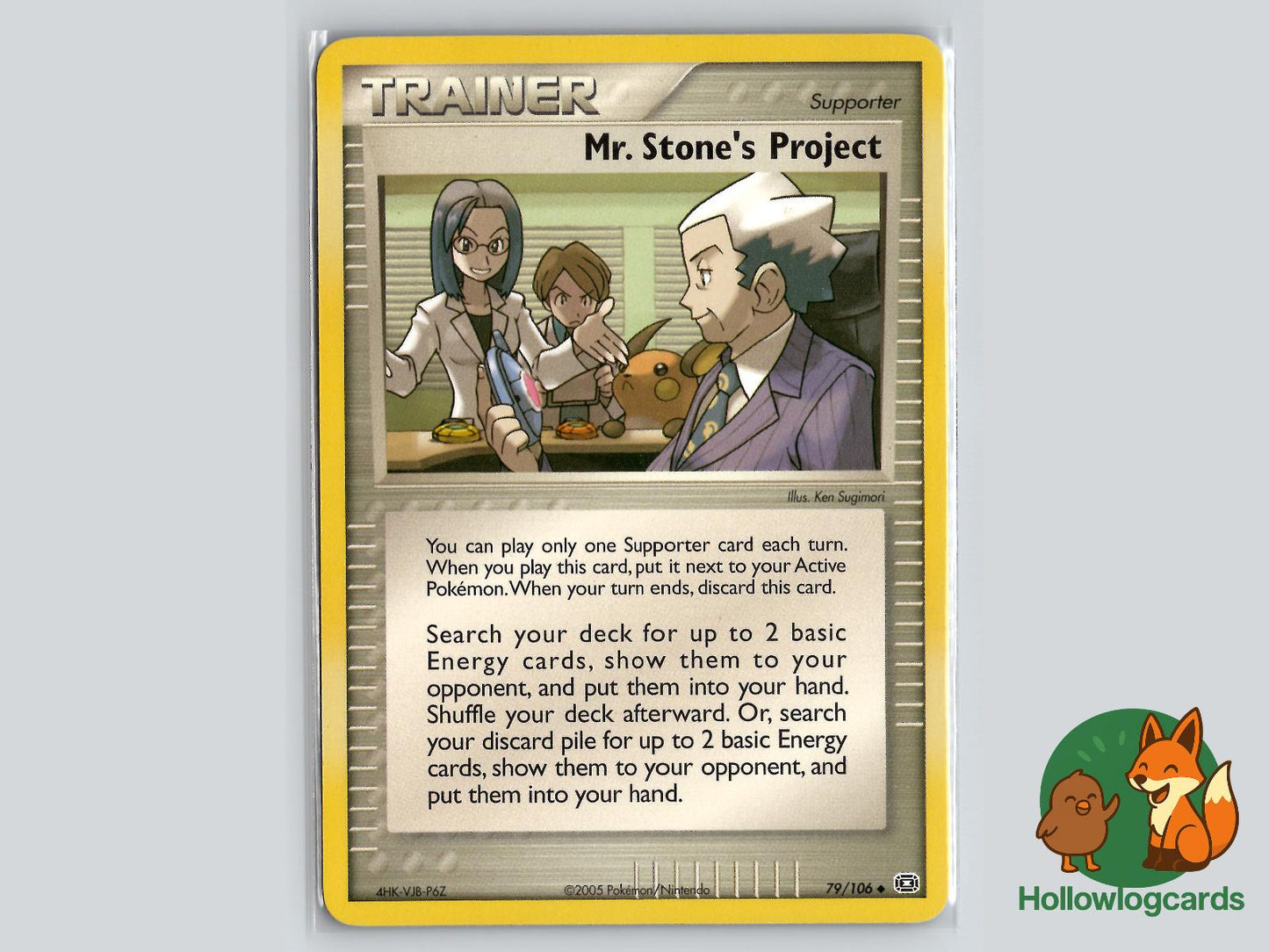 Mr. Stone's Project (79/106) - Emerald Pokémon Card