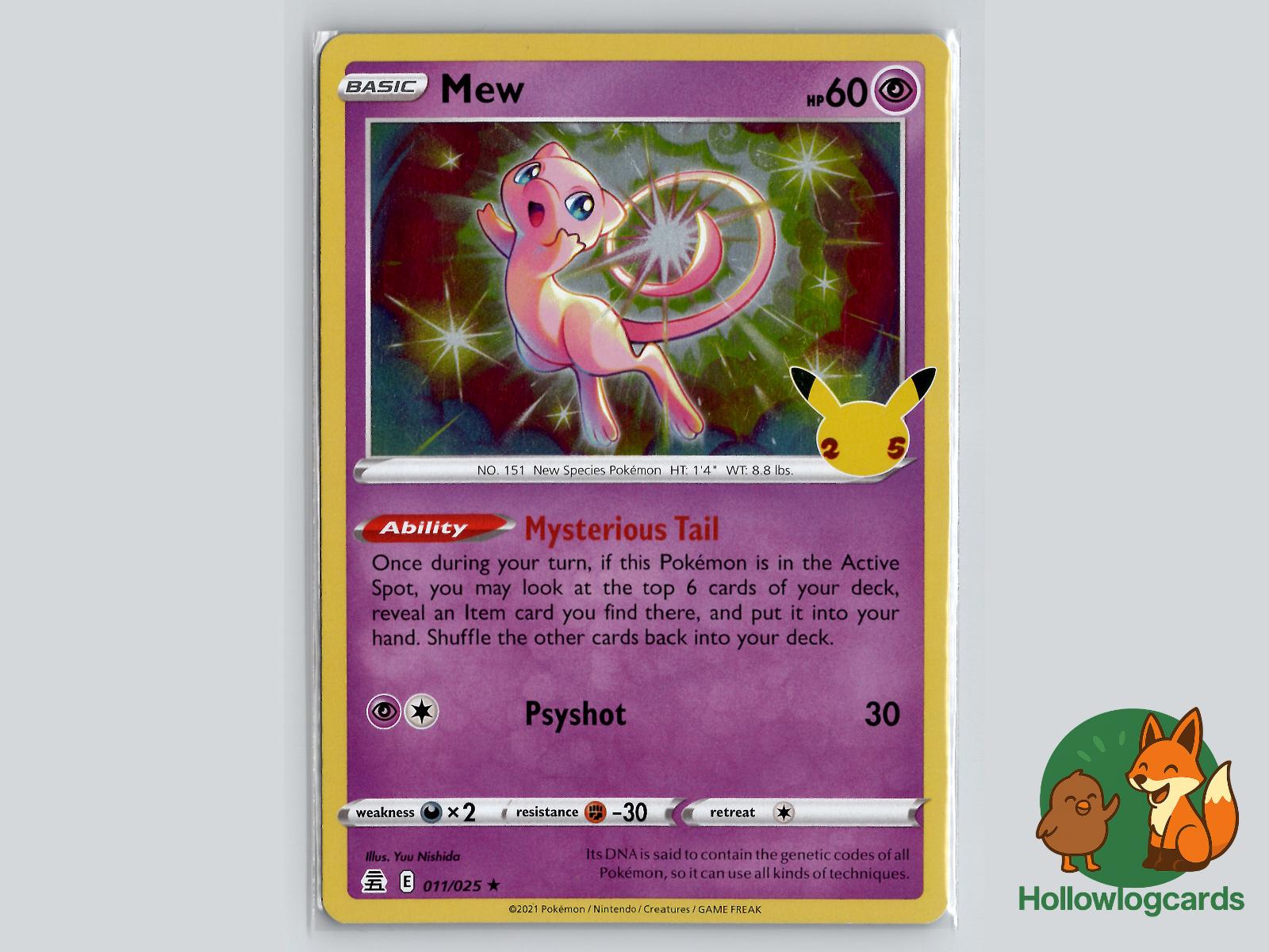 Mew (011/025) - Celebrations Pokémon Card