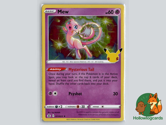 Mew (011/025) - Celebrations Pokémon Card