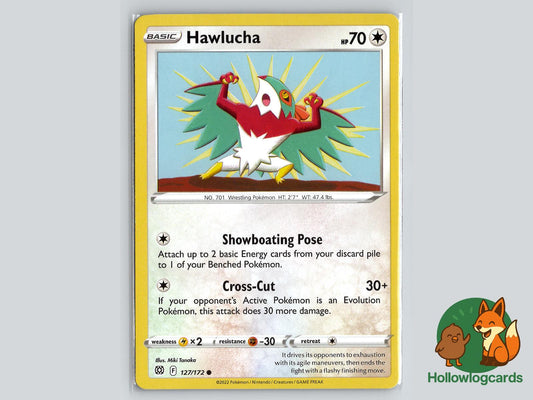 Hawlucha (127/172) - Brilliant Stars Pokémon Card