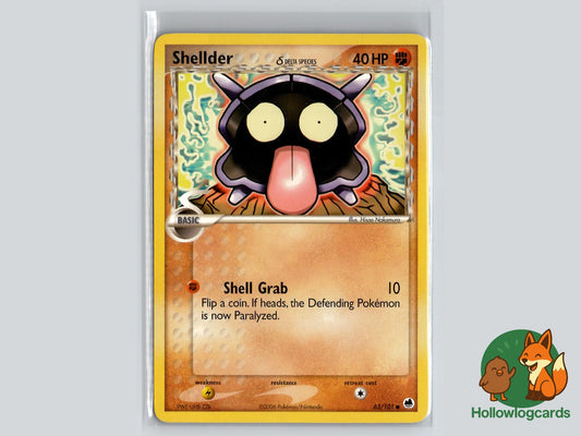 Shellder (63/101) - Dragon Frontiers Pokémon Card