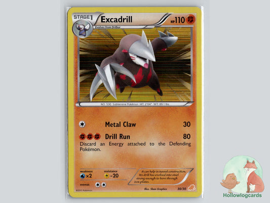 Excadrill (30/30) Pokémon Card