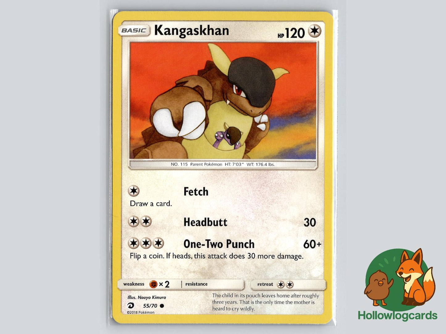 Kangaskhan (55/70) - Dragon Majesty Pokémon Card