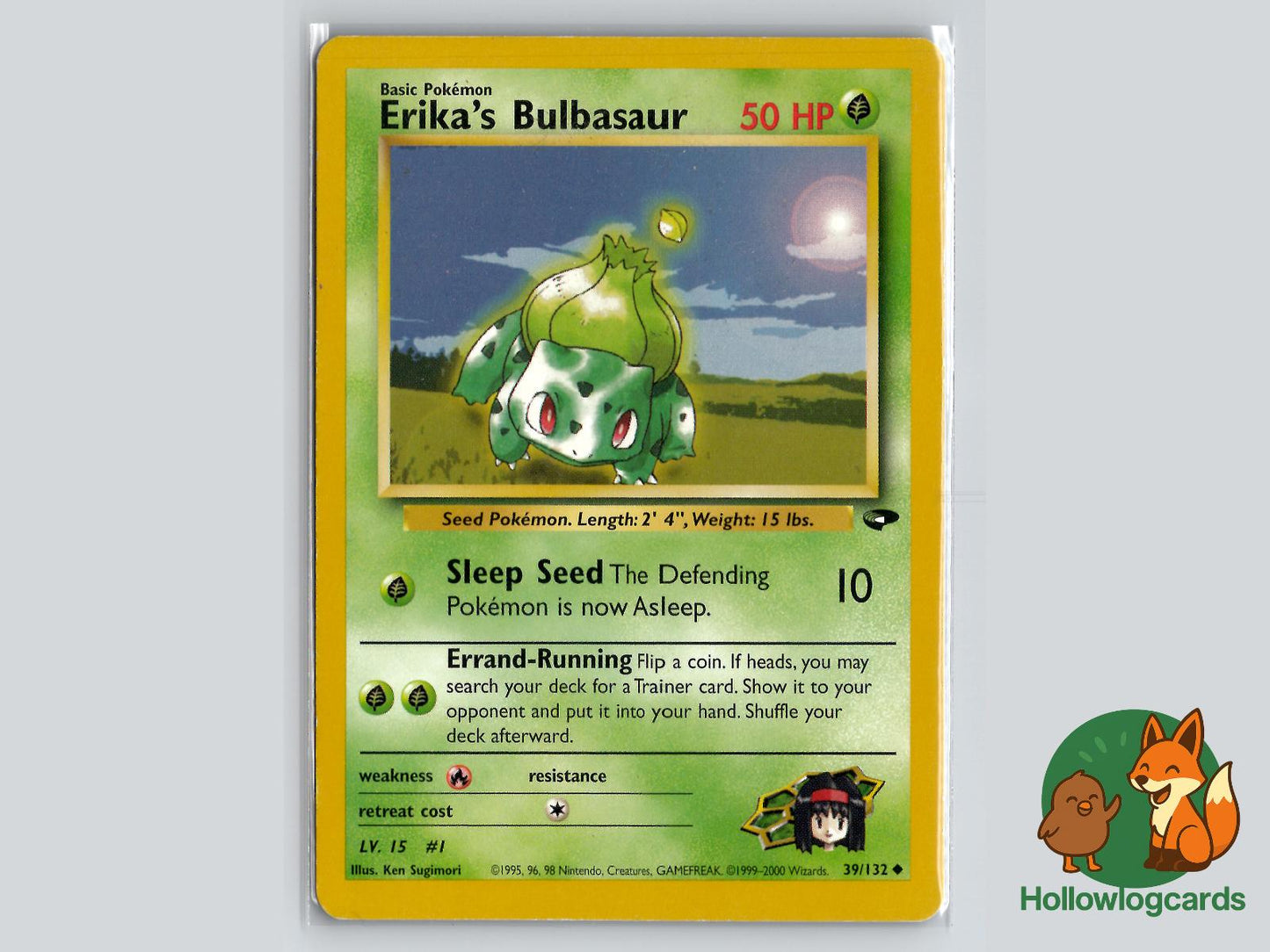 Erika's Bulbasaur (39/132) - Gym Challenge Pokémon Card