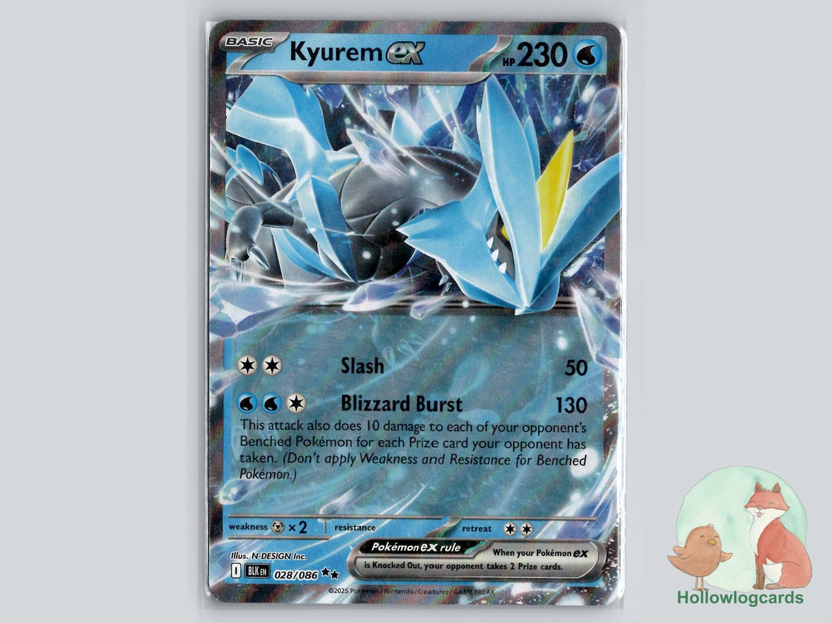 Kyurem ex (028/086) - Black Bolt Pokémon Card