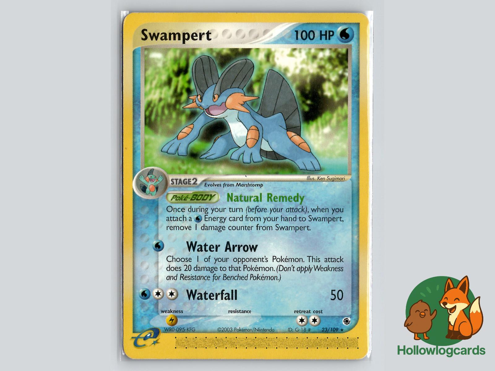 Swampert (23/109) - Ruby & Sapphire Pokémon Card