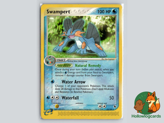 Swampert (23/109) - Ruby & Sapphire Pokémon Card