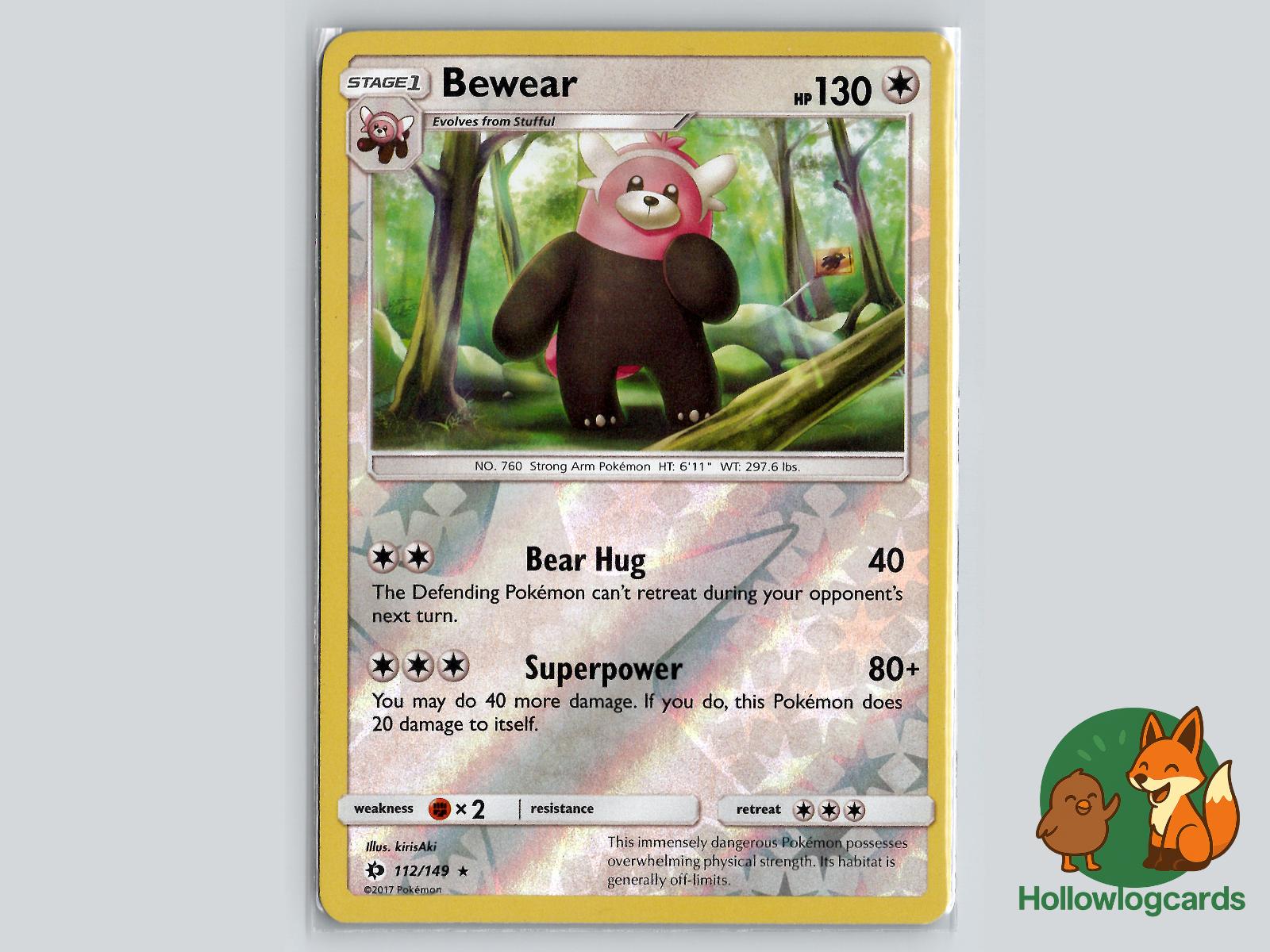 Bewear (112/149) - Base Pokémon Card