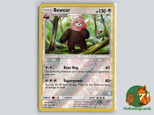 Bewear (112/149) - Base Pokémon Card