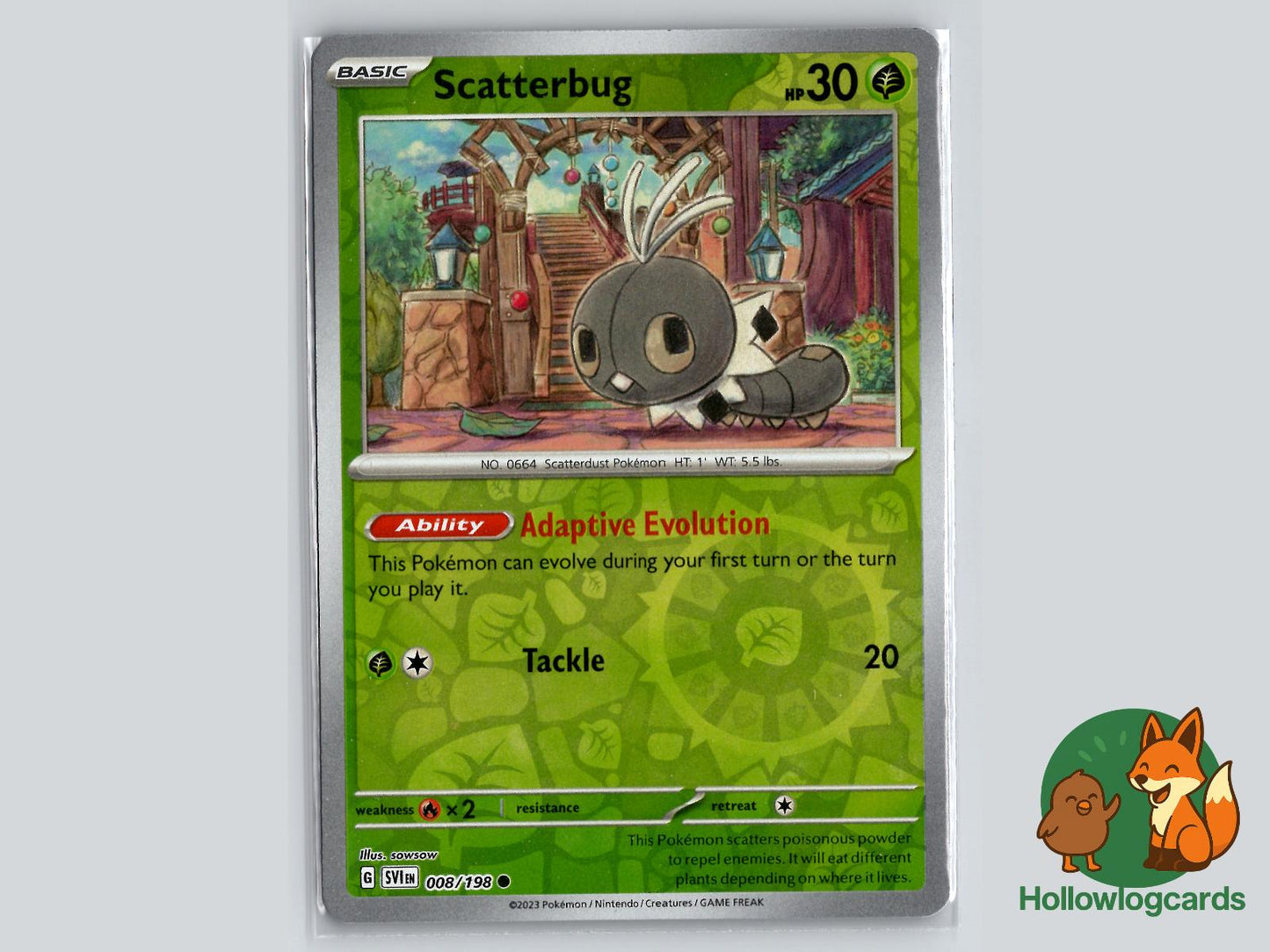 Scatterbug (008/198) - Scarlet & Violet Pokémon Card