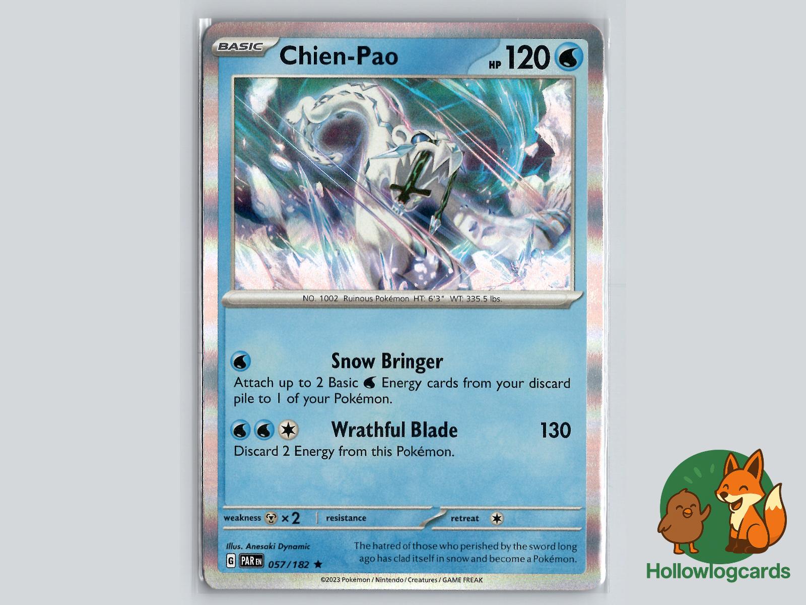 Chien (057/182) - Paradox Rift Pokémon Card