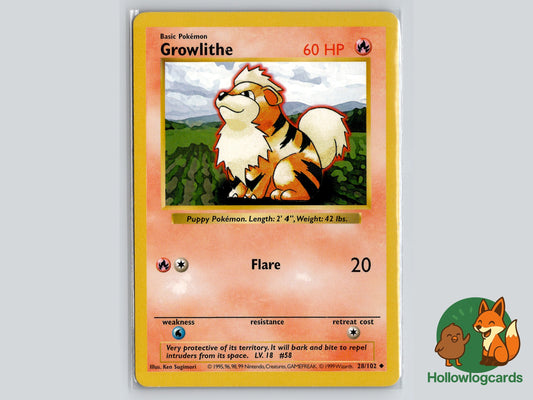 Image of Growlithe Base Set (BS) #28
