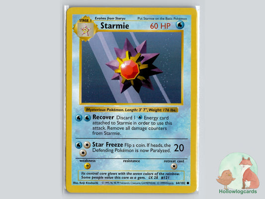 Starmie (64/102) - Base Pokémon Card
