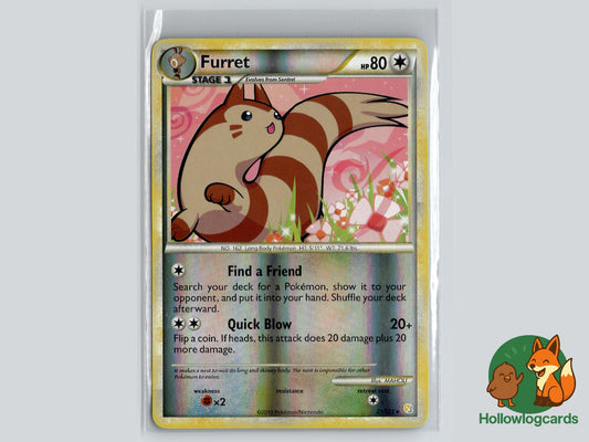 Furret (21/123) - HeartGold & SoulSilver Pokémon Card