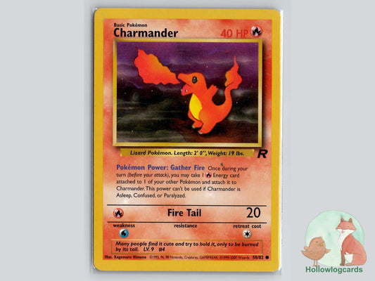 Charmander (50/82) - Team Rocket Pokémon Card