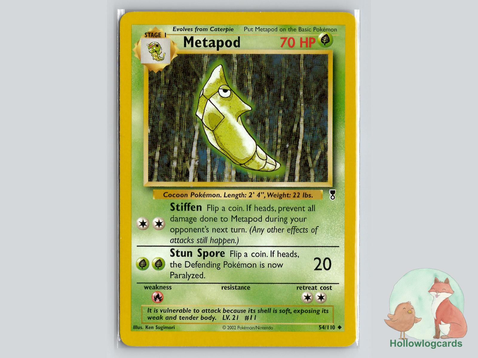 Metapod (54/110) - Legendary Collection Pokémon Card