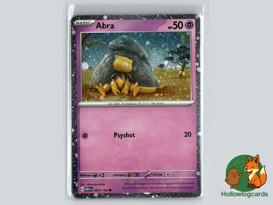 Abra (063/165) Pokémon Card
