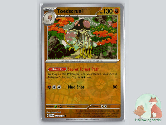 Toedscruel (089/159) - Journey Together Pokémon Card