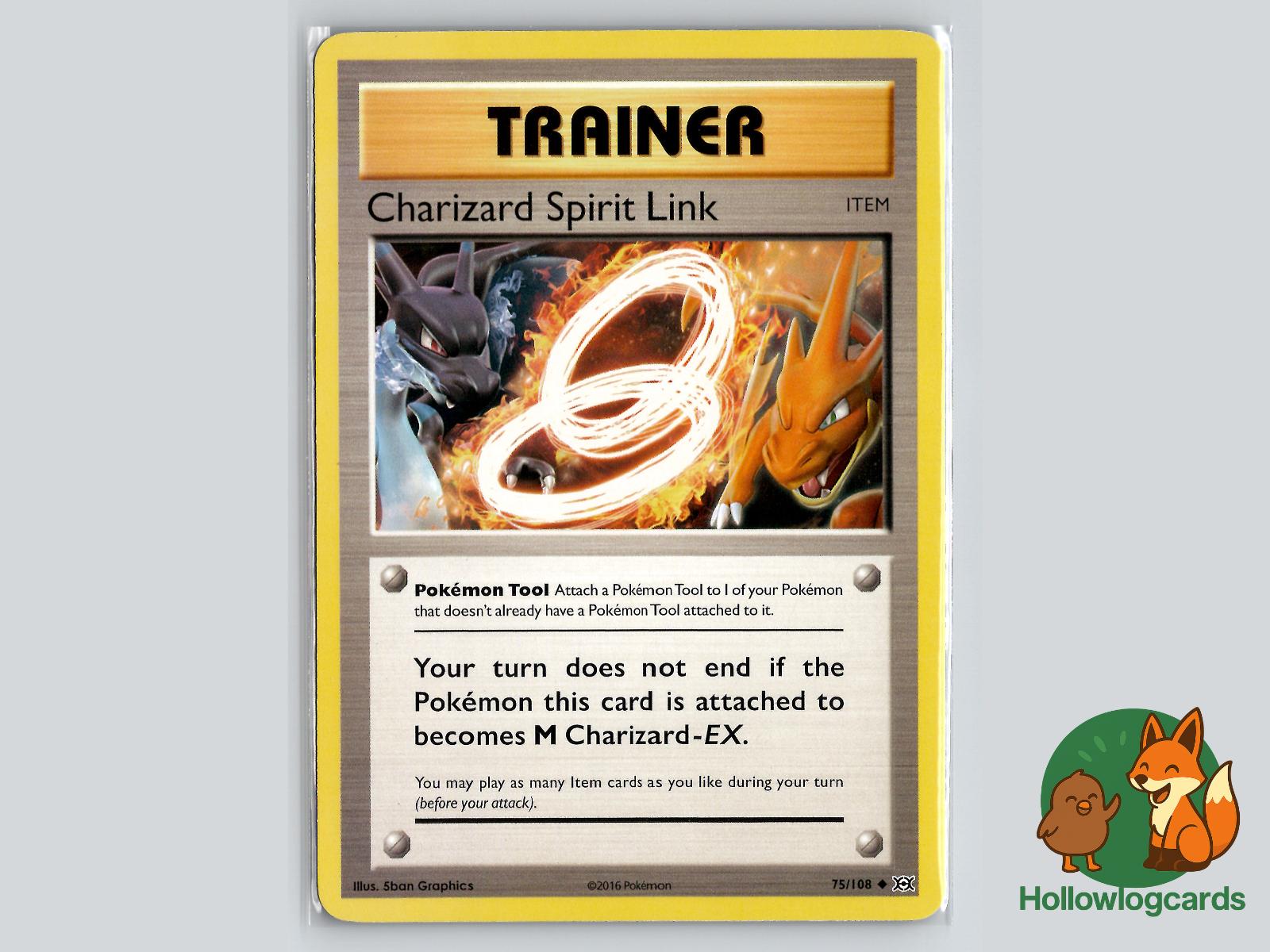 Charizard Spirit Link (75/108) - Evolutions Pokémon Card