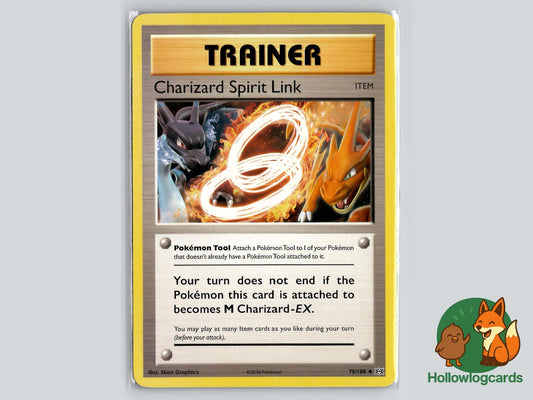 Charizard Spirit Link (75/108) - Evolutions Pokémon Card