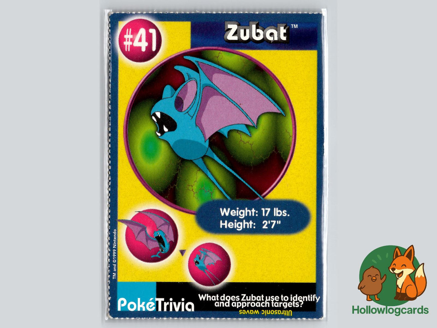 Zubat (41) Pokémon Card