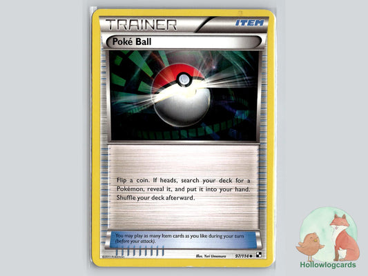 Poke Ball (97/114) - Black & White Pokémon Card