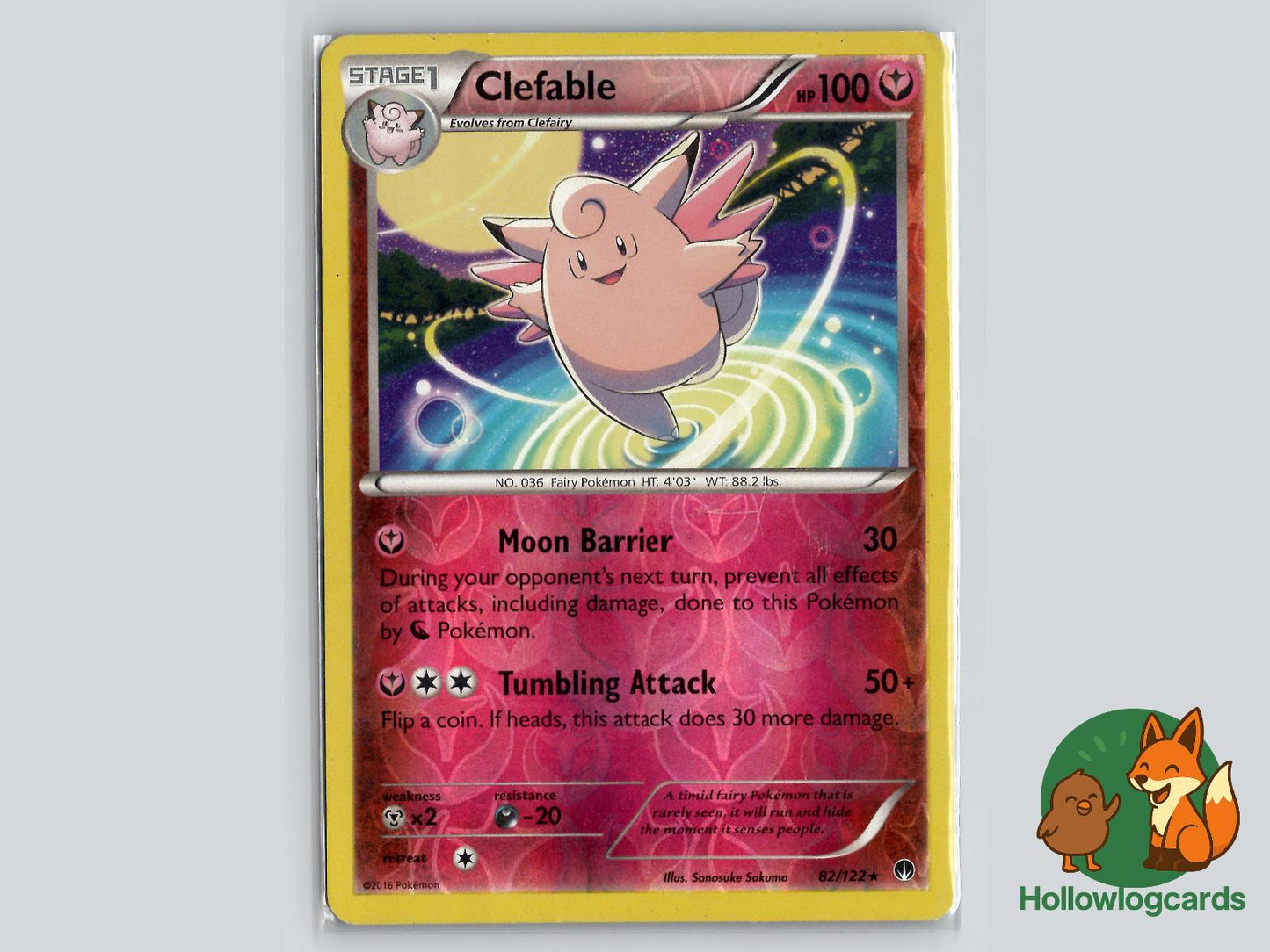 Clefable (82/122) - BREAKpoint Pokémon Card