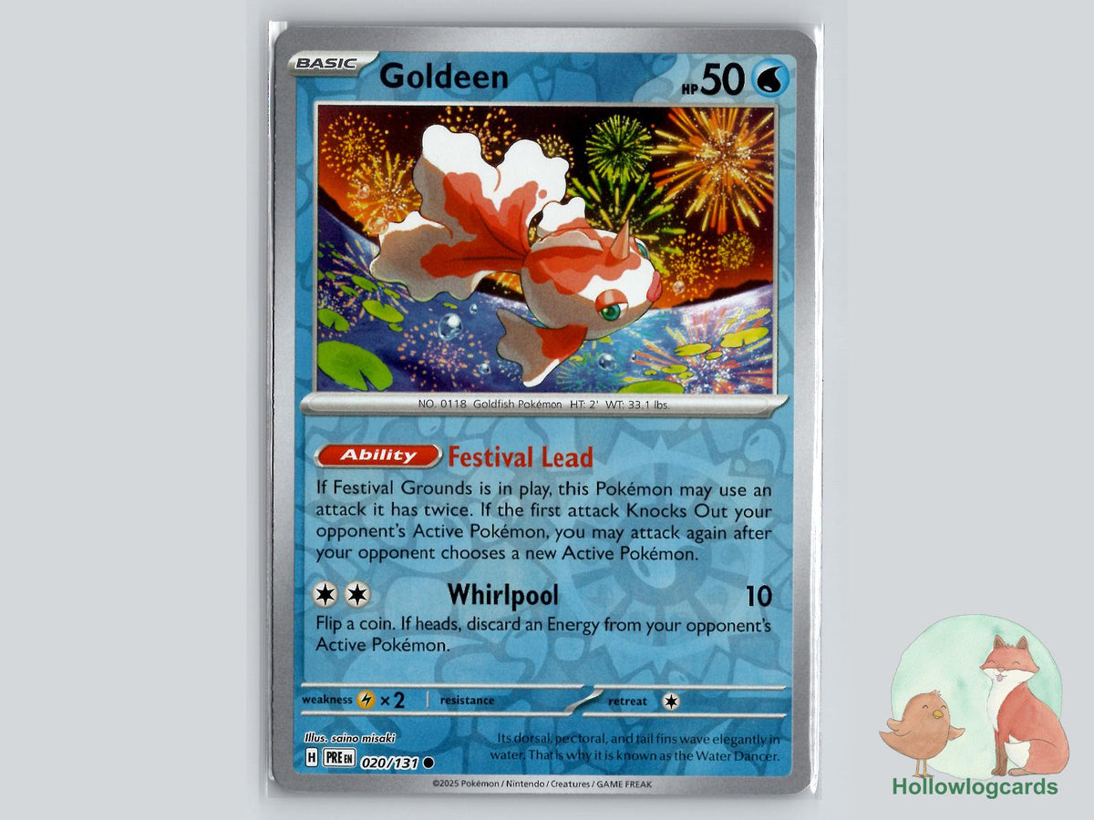 Goldeen (020/131) - Prismatic Evolutions Pokémon Card