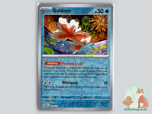 Goldeen (020/131) - Prismatic Evolutions Pokémon Card