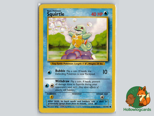 Squirtle (63/102) - Base Pokémon Card