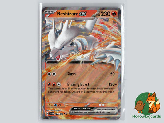 Reshiram ex (020/086) - White Flare Pokémon Card