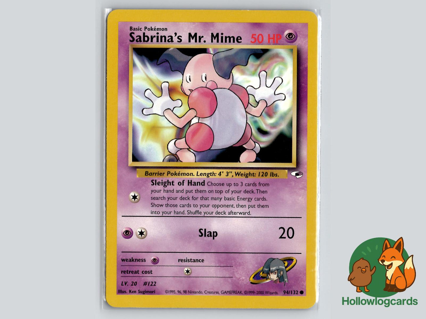 Sabrina's Mr. Mime (94/132) - Gym Heroes Pokémon Card
