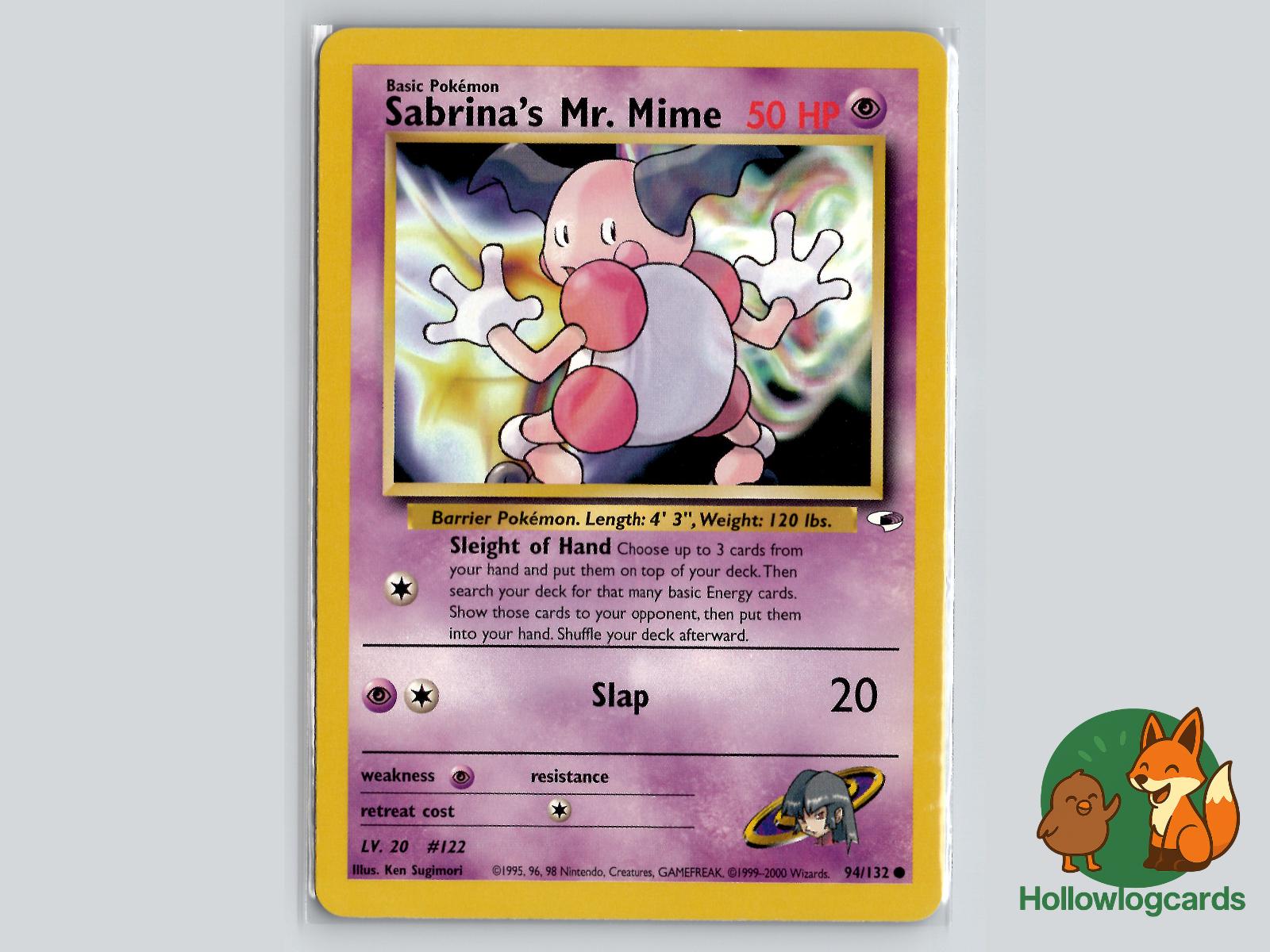 Sabrina's Mr. Mime (94/132) - Gym Heroes Pokémon Card