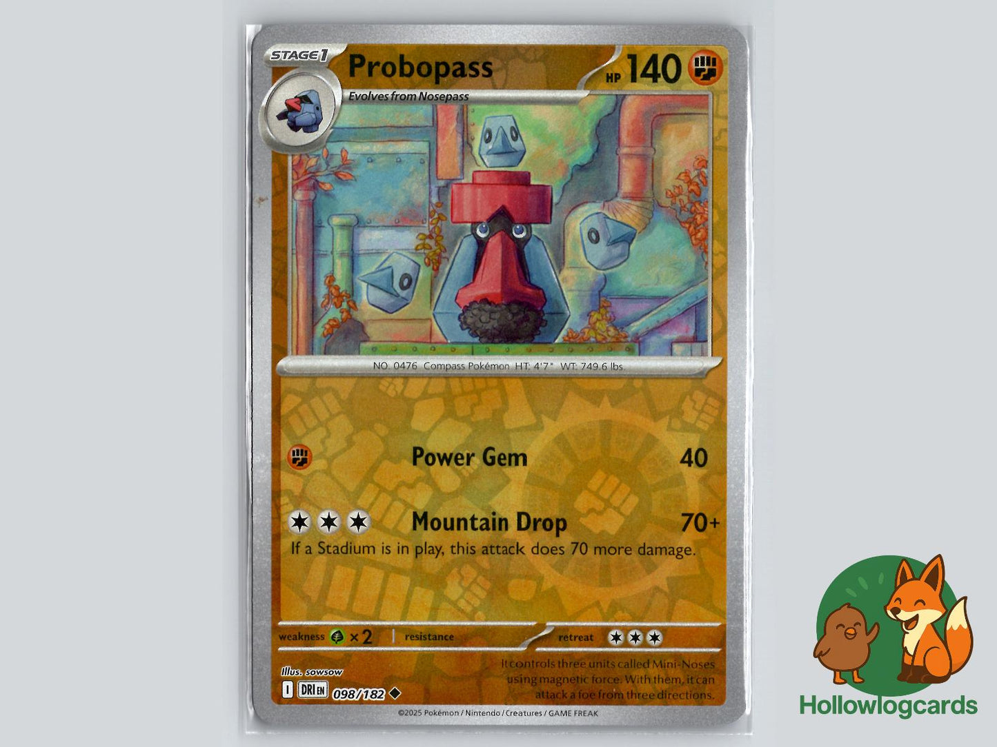 Probopass (098/182) - Destined Rivals Pokémon Card