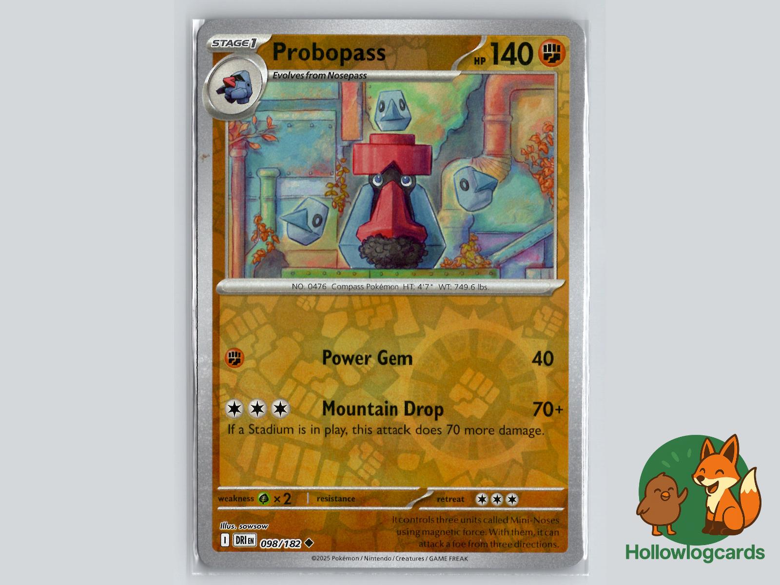 Probopass (098/182) - Destined Rivals Pokémon Card
