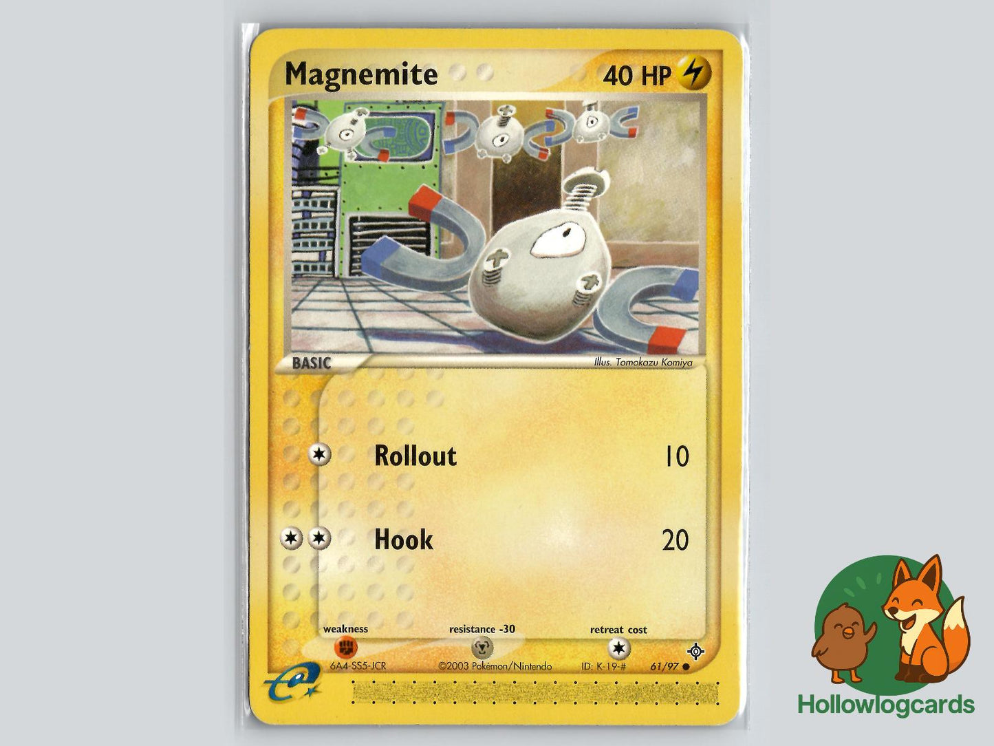 Magnemite (61/97) - Dragon Pokémon Card