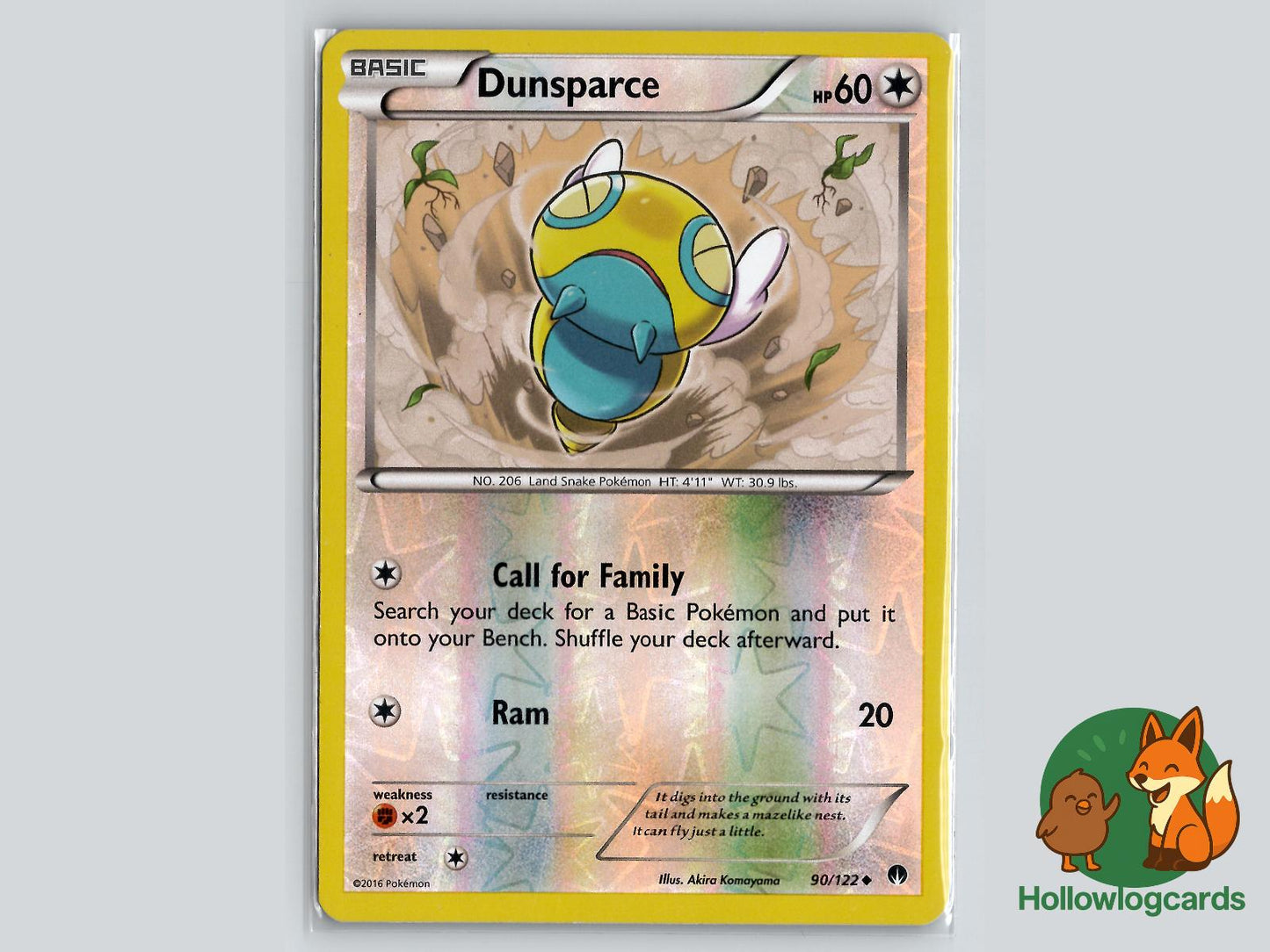 Dunsparce (90/122) - BREAKpoint Pokémon Card