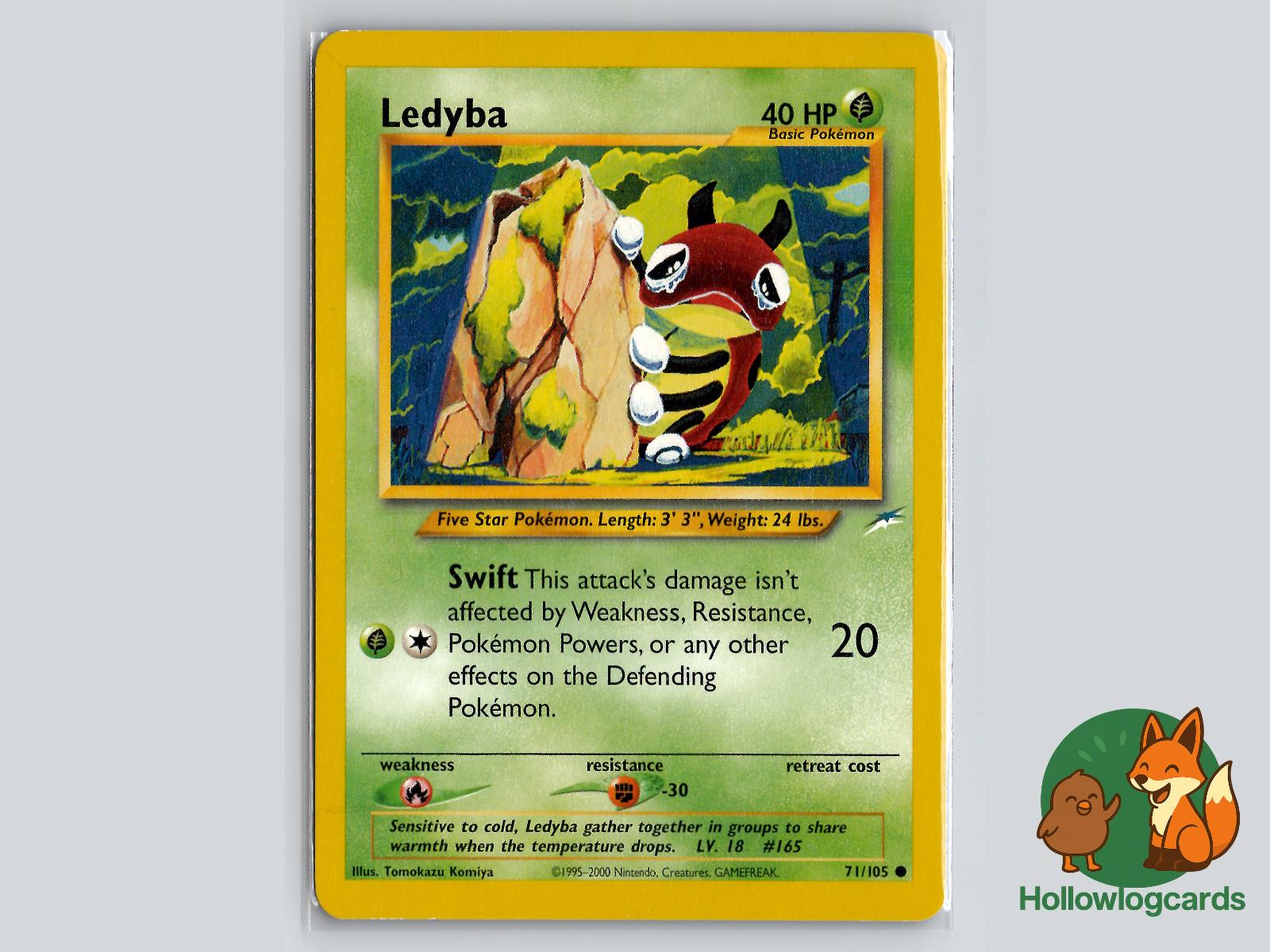 Ledyba (71/105) - Neo Destiny Pokémon Card