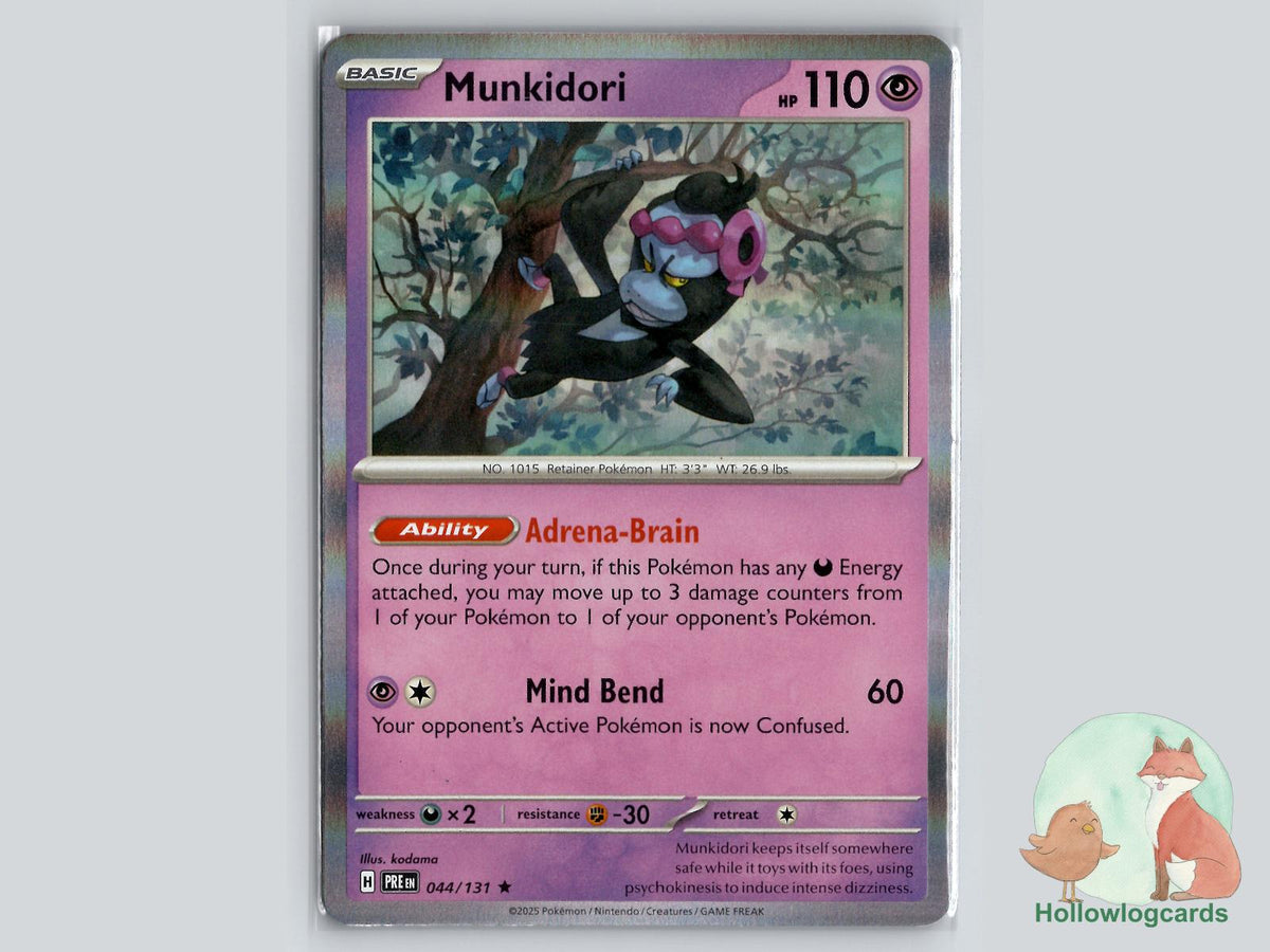 Munkidori (044/131) - Prismatic Evolutions Pokémon Card