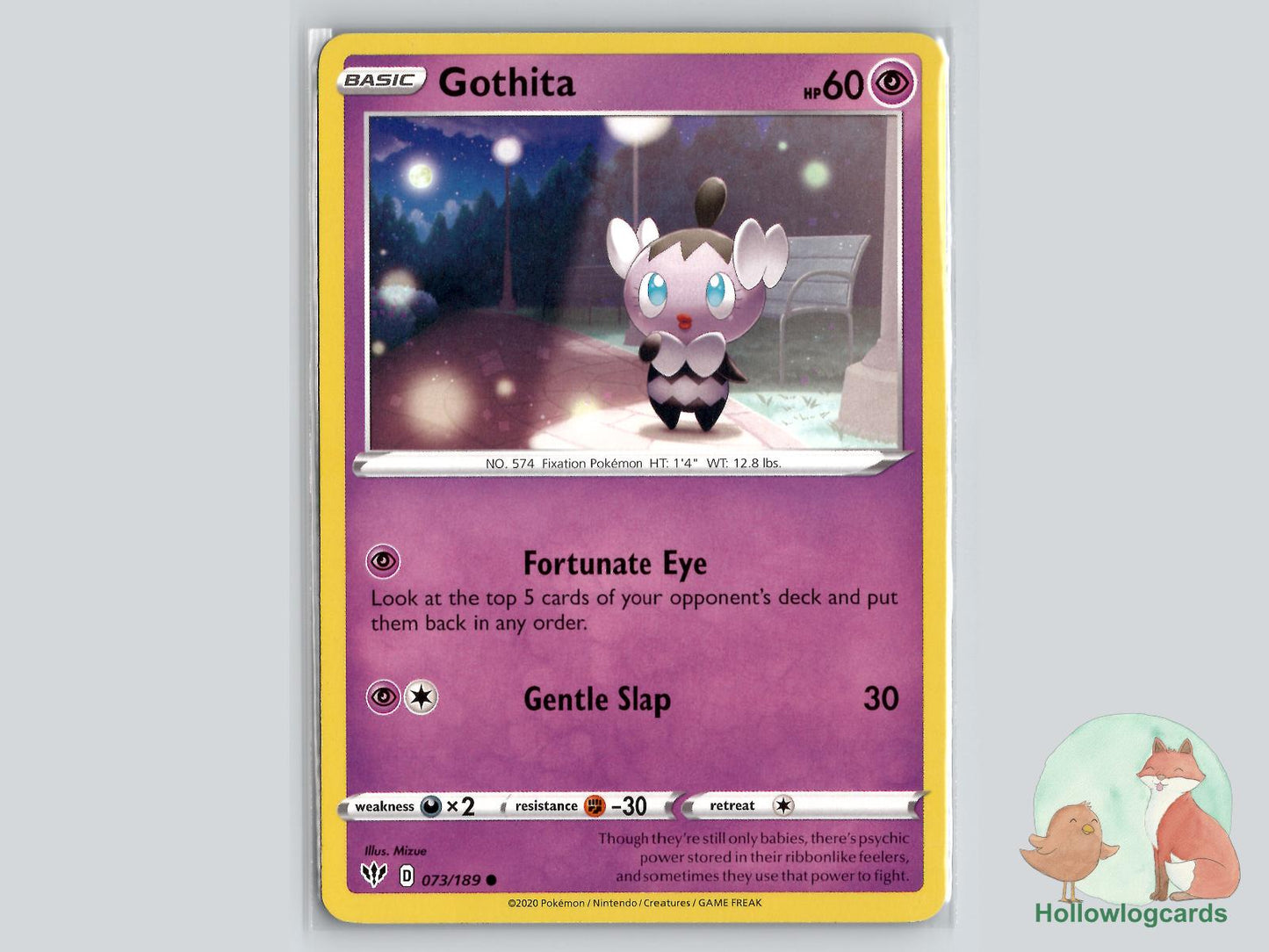 Gothita (073/189) - Darkness Ablaze Pokémon Card