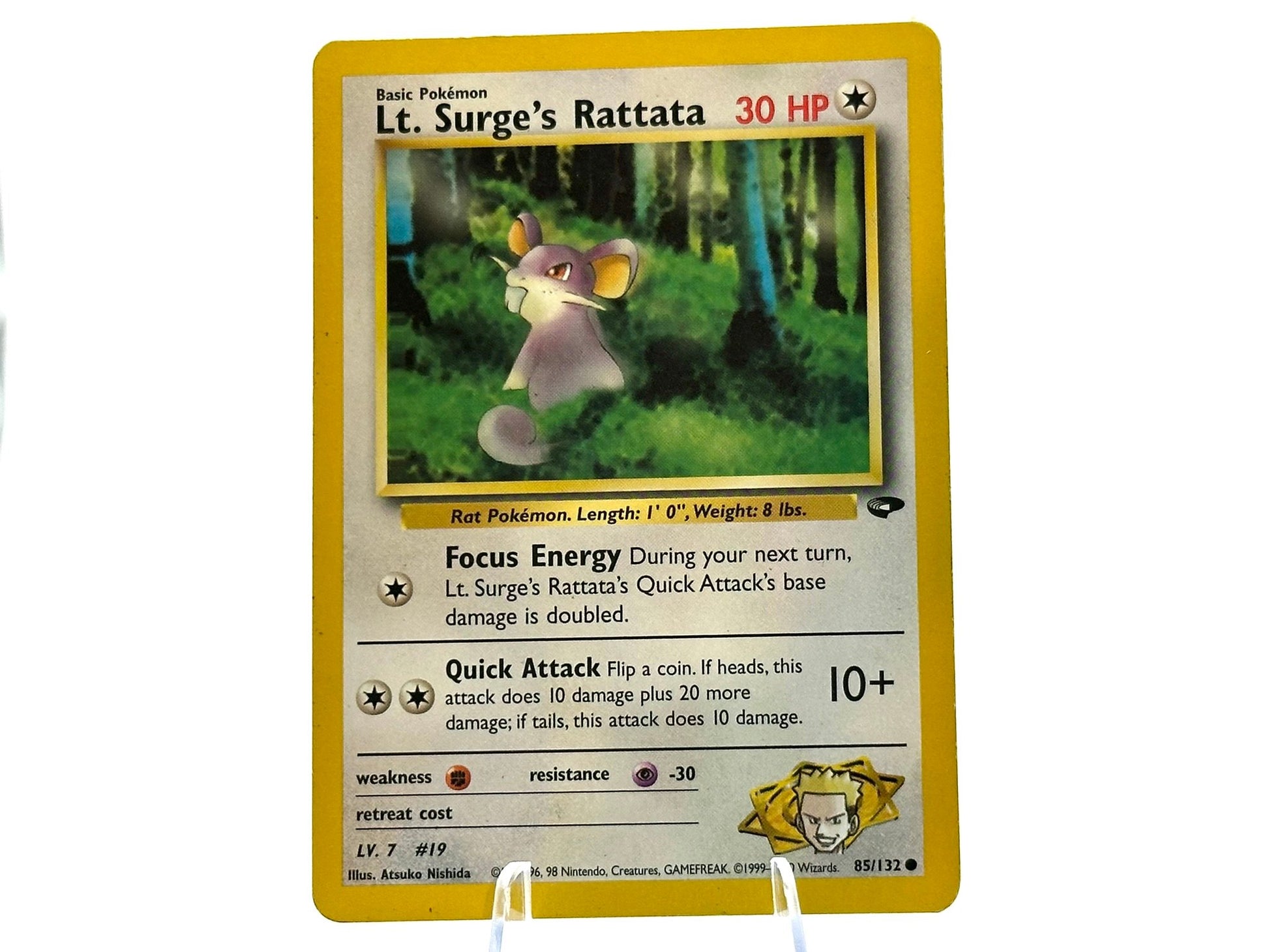 Image of Lt. Surges Rattata Gym Challenge (G2) #85