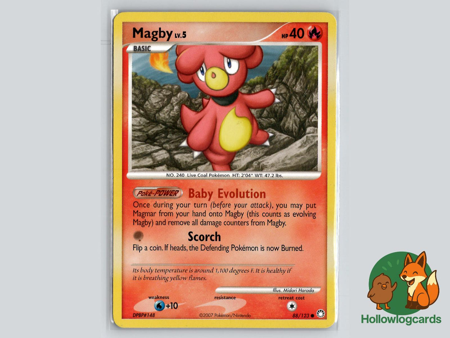 Magby (88/123) - Mysterious Treasures Pokémon Card