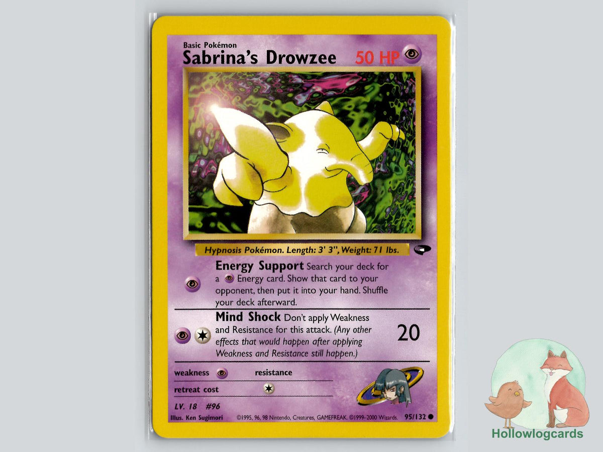 Sabrina's Drowzee (95/132) - Gym Challenge Pokémon Card